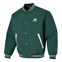 New Balance NBX Urban Remix Varsity Jacket Aisa Sizing Asia Sizing 'Dark Green' AMJ33362-NWG