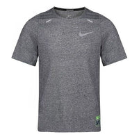 Nike RISE 365 FUTURE FAST Running Short Sleeve Gray CU5439-063