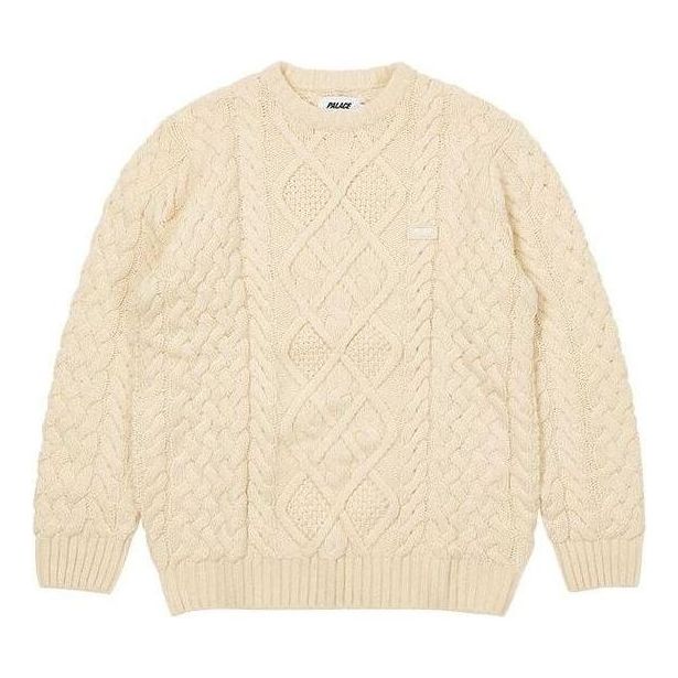 Palace Cable Knit 'Ecru' P23KW001