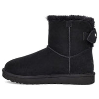 (WMNS) UGG Suede Bow Mini 'Black' 1115131-BLK