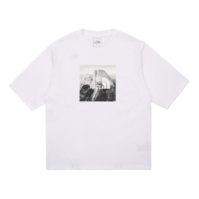 THE NORTH FACE Printed Short-Sleeved White NF0A499VFN41