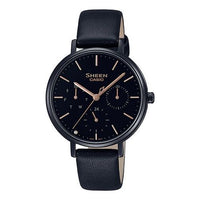 CASIO Waterproof SHEEN Quartz Sapphire Crystal Black Analog SHE-4541BL-1AUPR