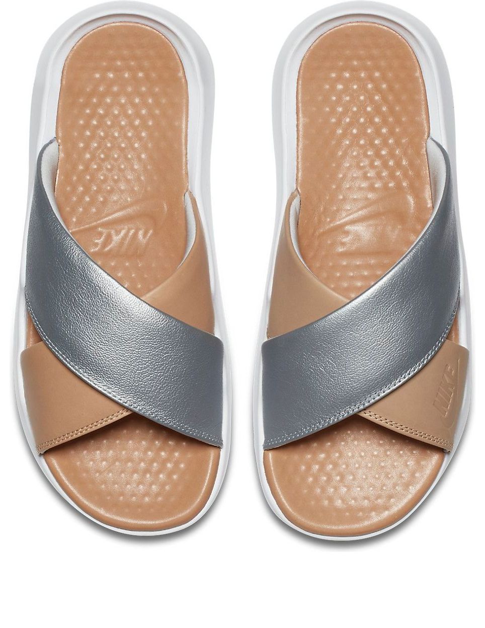 (WMNS) Nike Benassi Future Cross SE Premium 'Silver' AO2641-001