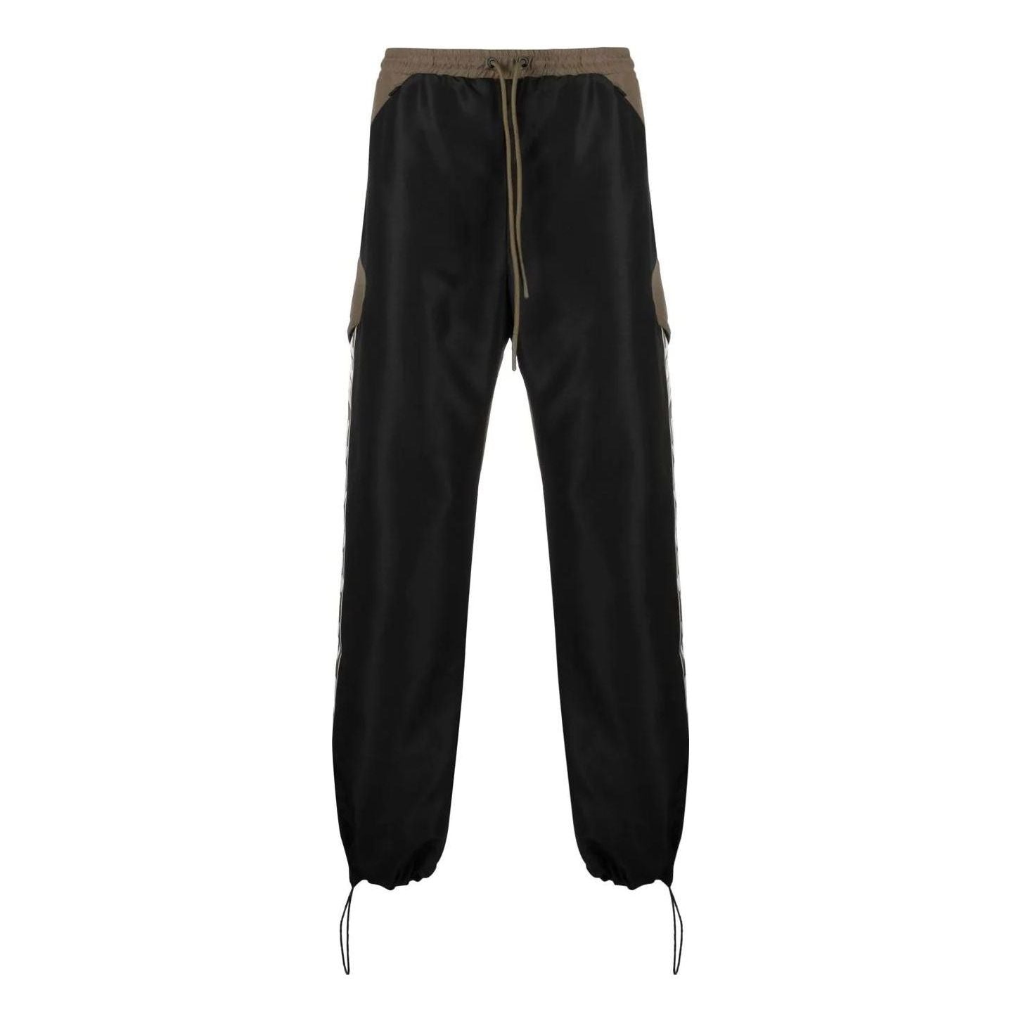 Off-White SS22 Casual Pants 'Black Brown' OMVI006S22FAB0011001