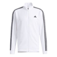 Men's adidas Colorblock Stripe Sports Stylish Jacket White GN0751