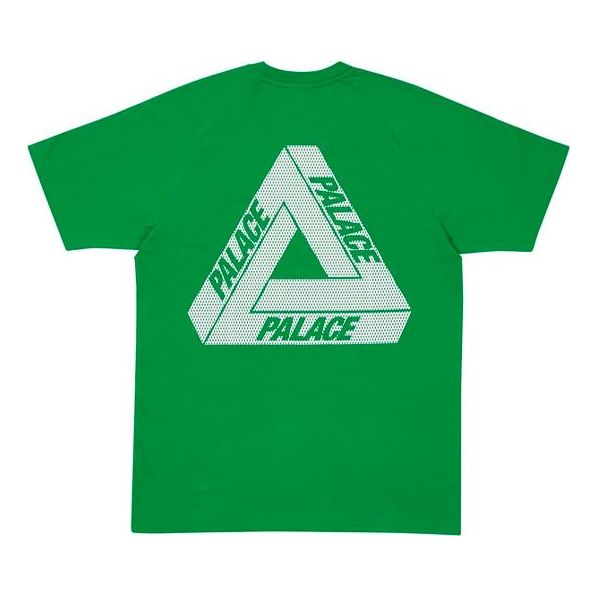 PALACE x adidas Crossover Chest Logo Short Sleeve Unisex Green HE9371