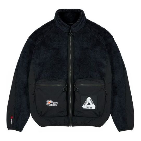 PALACE Big Pocket Stand Collar Jacket Unisex Black P19PTF052