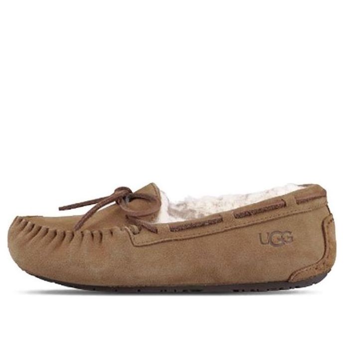 Kids UGG DAKOTA Sports Casual Shoes 'Brown Yellow' 5296K-CHE