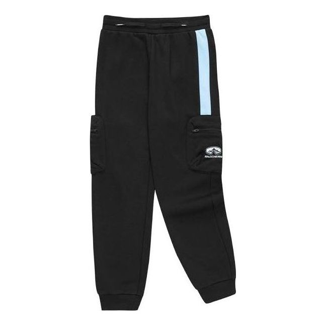 (GS) Skechers Graphic Pants 'Black Grey' P422B042