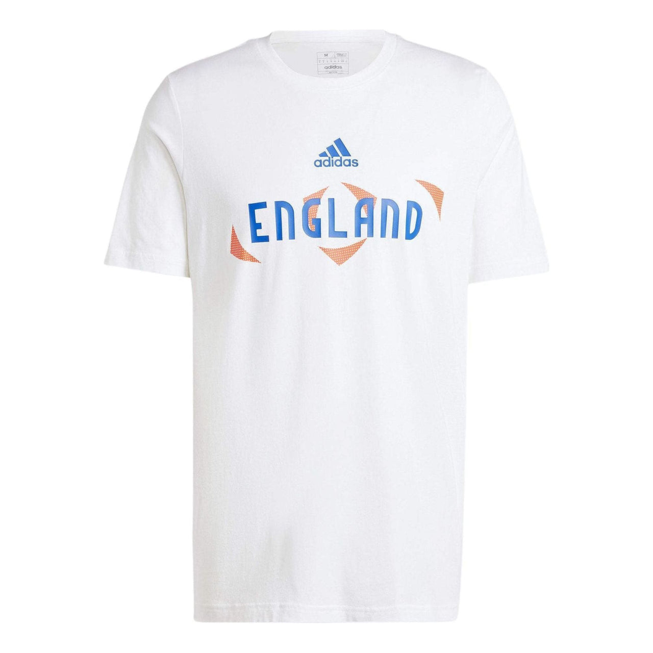 adidas UEFA EURO24 England T-Shirt Asia Sizing 'White Blue' IT9320