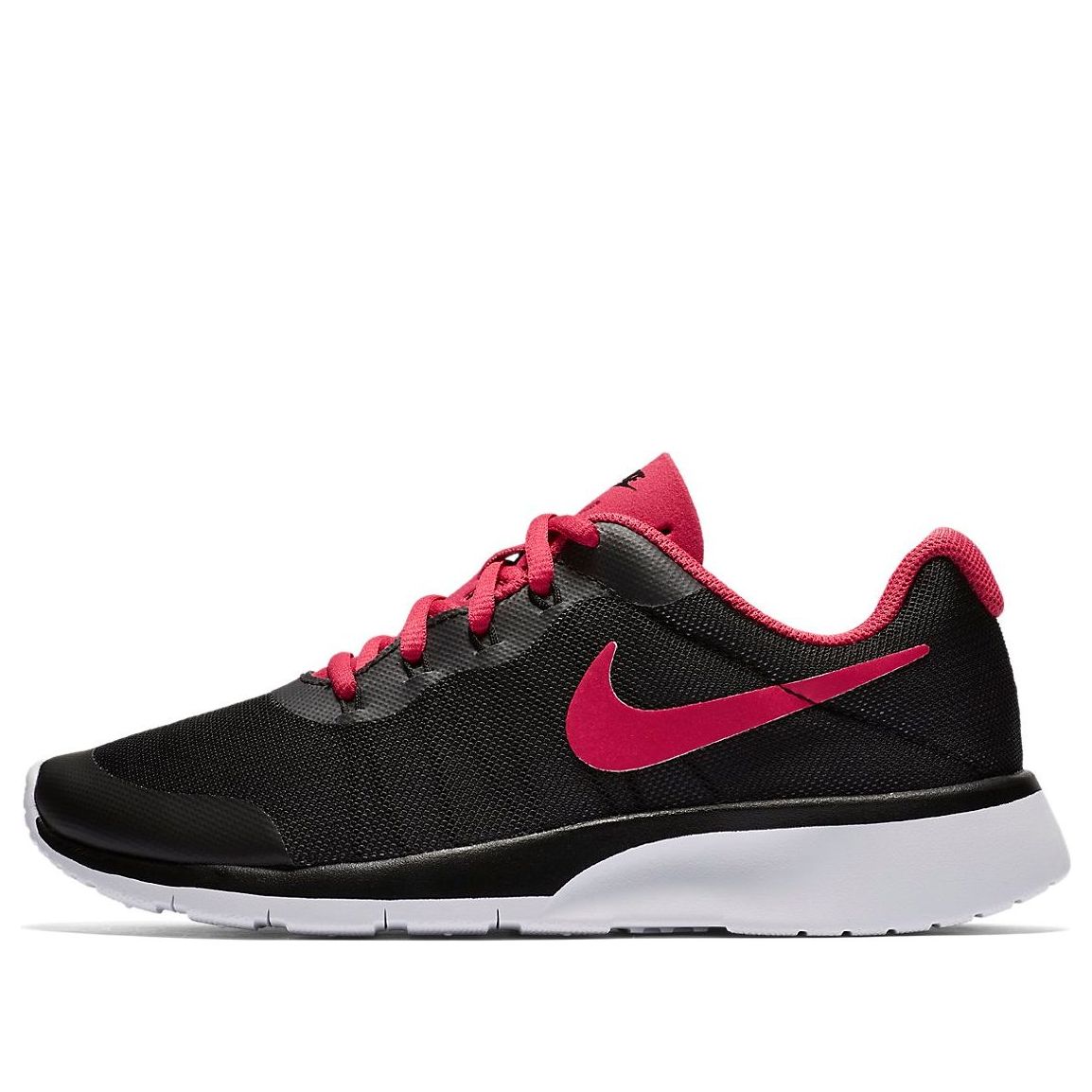 (GS) Nike Tanjun Racer 'Black Rush Pink' AH5247-001