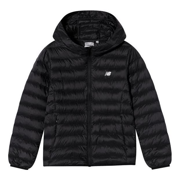New Balance Logo Printed Puffer Jacket Asia Sizing 'Black' NCNP94S012-BK