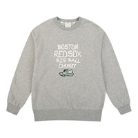MLB Unisex Daddy Shoes Series Sweatshirt Gray 31MT06011-43M