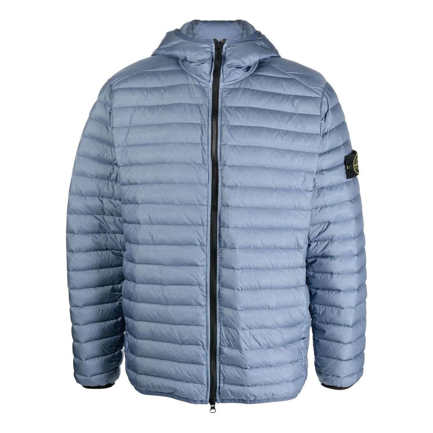 STONE ISLAND Compass-patch Puffer Jacket 'Blue' 771540324V0024