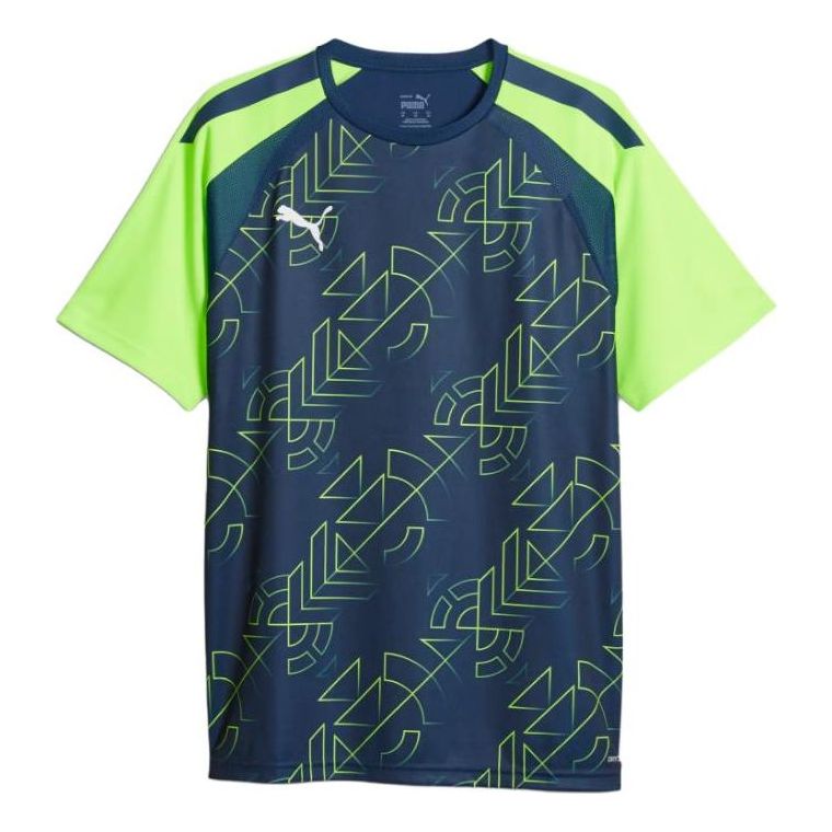 PUMA teamLIGA Graphic Football Jersey 'Persian Blue Pro Green' 658297-54
