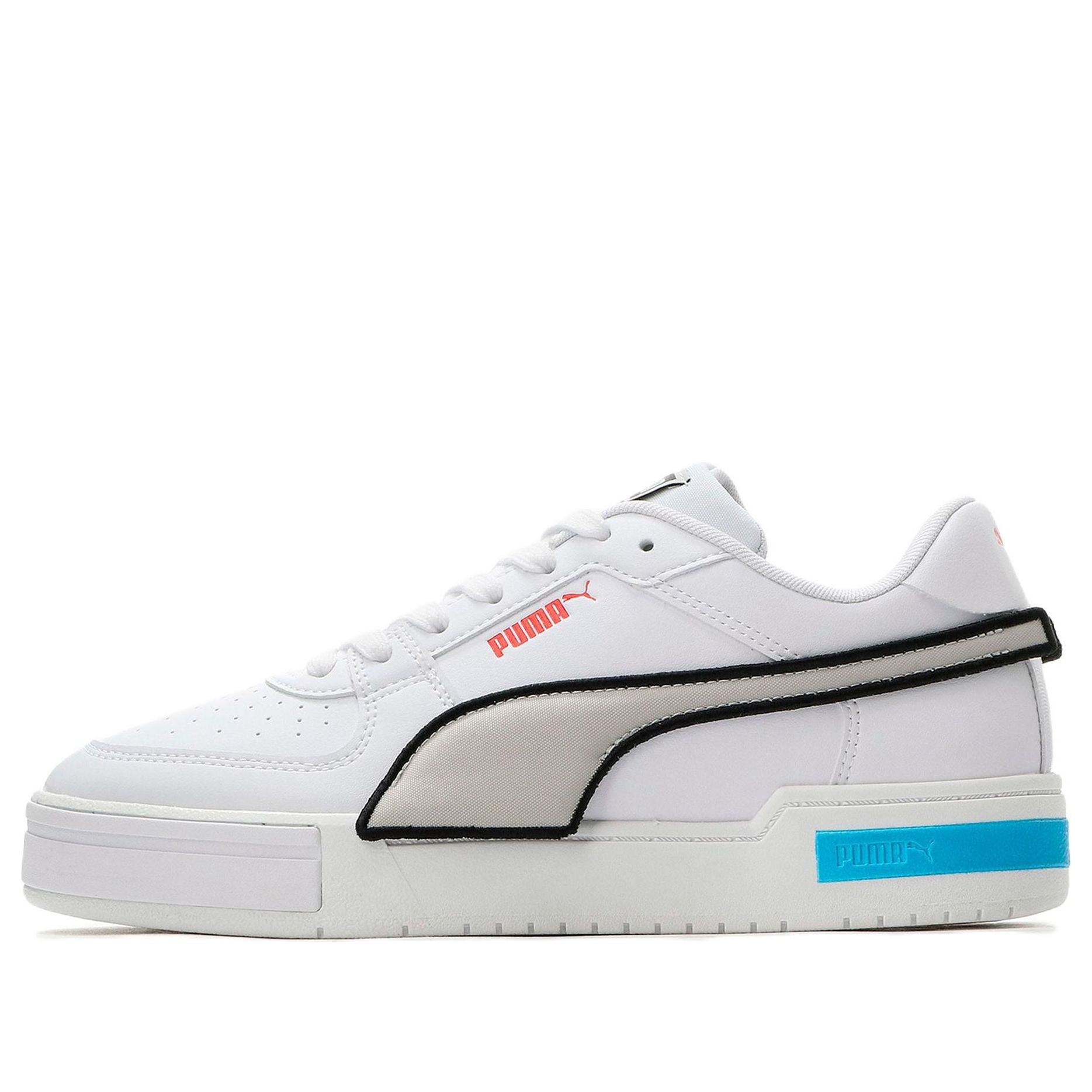 PUMA Ca Pro Low Tops Casual Skateboarding Shoes Unisex White Silver Blue 383404-03