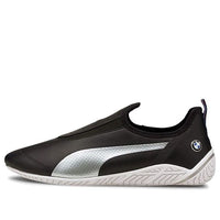 (WMNS) PUMA Bmw M Motorsport Ridge Cat Low Top Running Shoes Black/White/Grey 306636-01