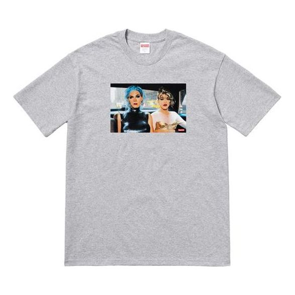 Supreme SS18 Nan Goldin Misty and Jimmy Paulette Heather Grey Tee SUP-SS18-0211