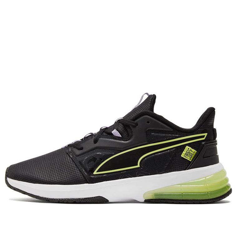 (WMNS) PUMA First Mile x LVL-UP 'Black Soft Fluo Yellow' 194427-01