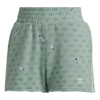 (WMNS) adidas x Disney Stitch Shorts Asia Sizing 'Green' HT3949