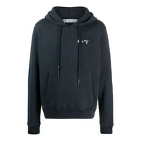 Off-White FW20 Logo Printing Loose Hooded Pullover Men Grey OMBB034E20FLE0014501