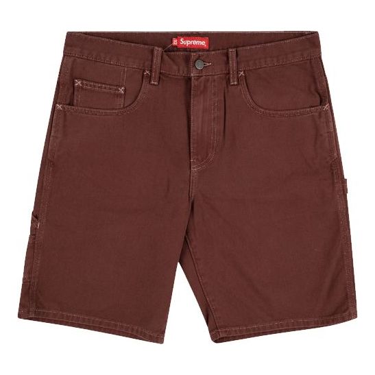 Supreme SS16 Gonz Logo Painter Short Casual Cargo Shorts Unisex Brown SUP-SS16-008