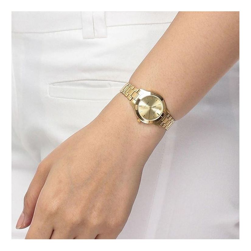 CASIO ENTICER Series Waterproof Gold Analog LTP-1128N-9A