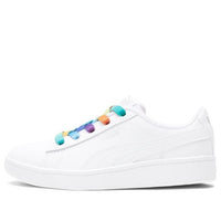 (PS) PUMA Vikky v2 Rainbow Leisure Board Shoes White 381512-01