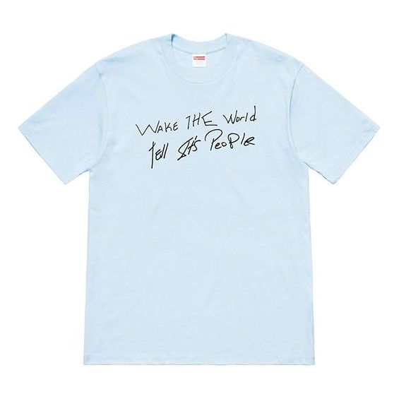 Supreme SS19 Buju Banton Wake The World Tee SUP-SS19-10543