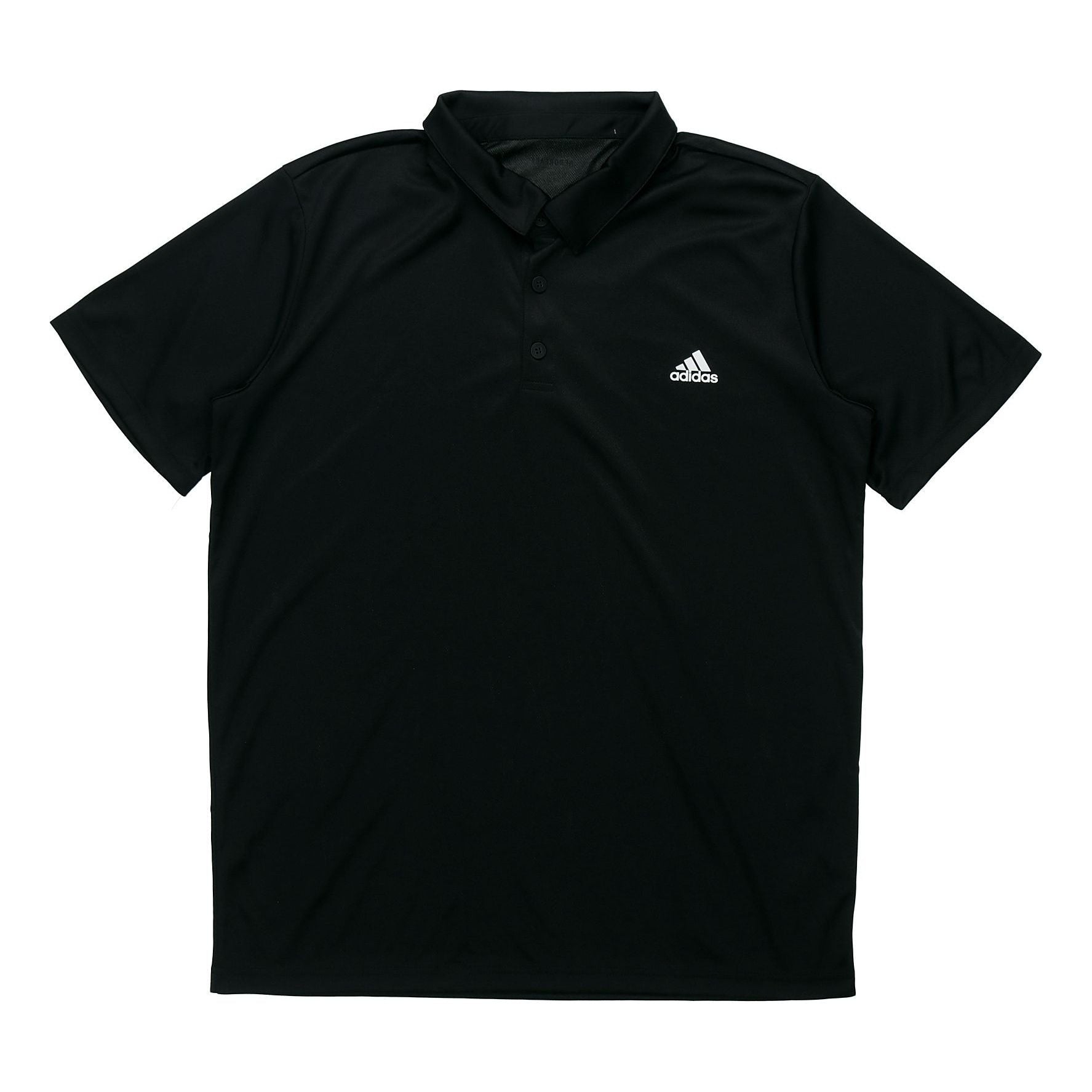 adidas Fab Logo Applique Sports Breathable Short-sleeve Polo Shirt Men Black CV8322