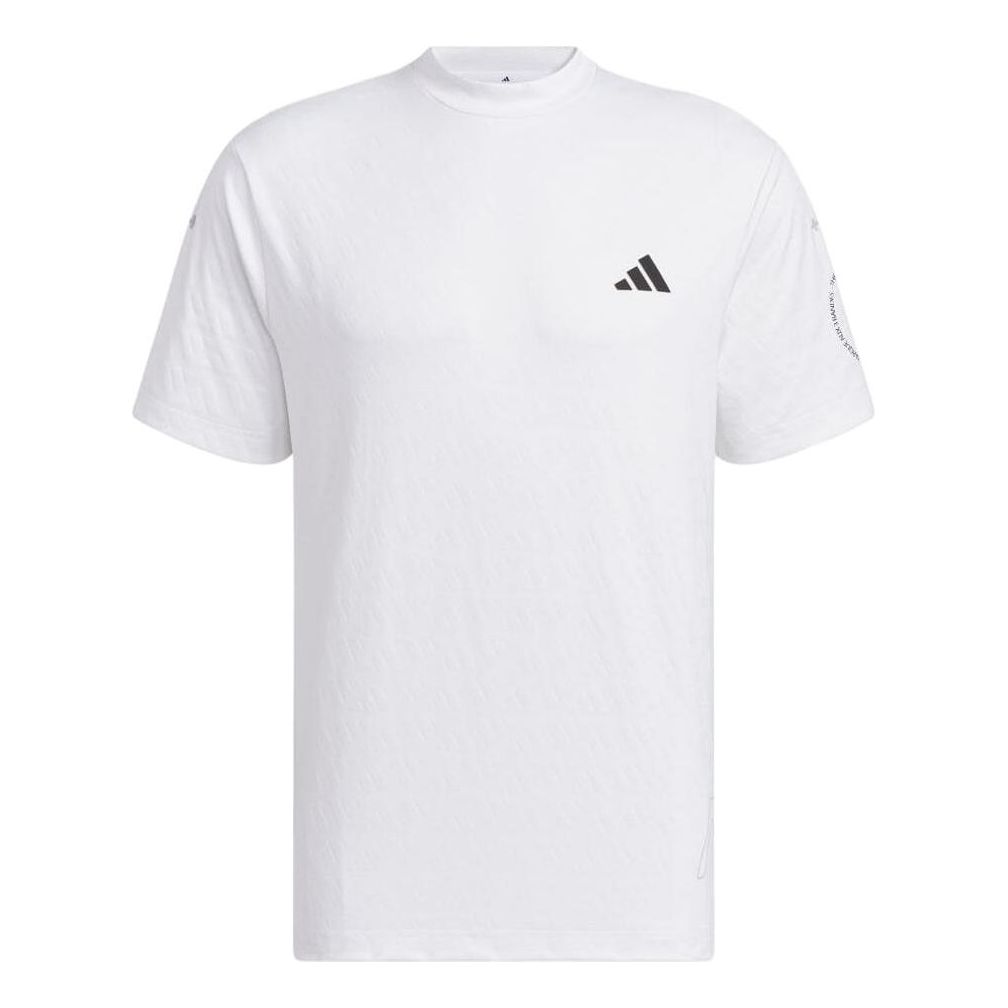 adidas Street Style Plain Logo T-Shirts Asia Sizing 'White' IN9059