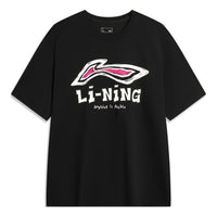 Li-Ning Anything Is Possible Graphic T-shirt 'Black' AHSU711-1