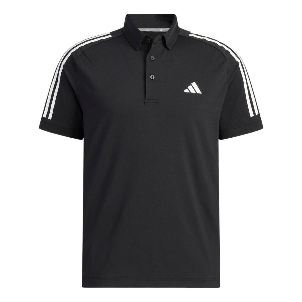 adidas 3-Stripes Short-Sleeved Stretch Botton-Down Shirt HT6862