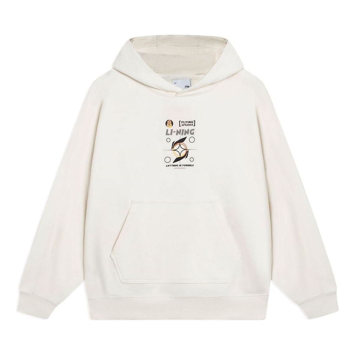 Li-Ning Logo Print Hoodie 'White' AWDT065-3