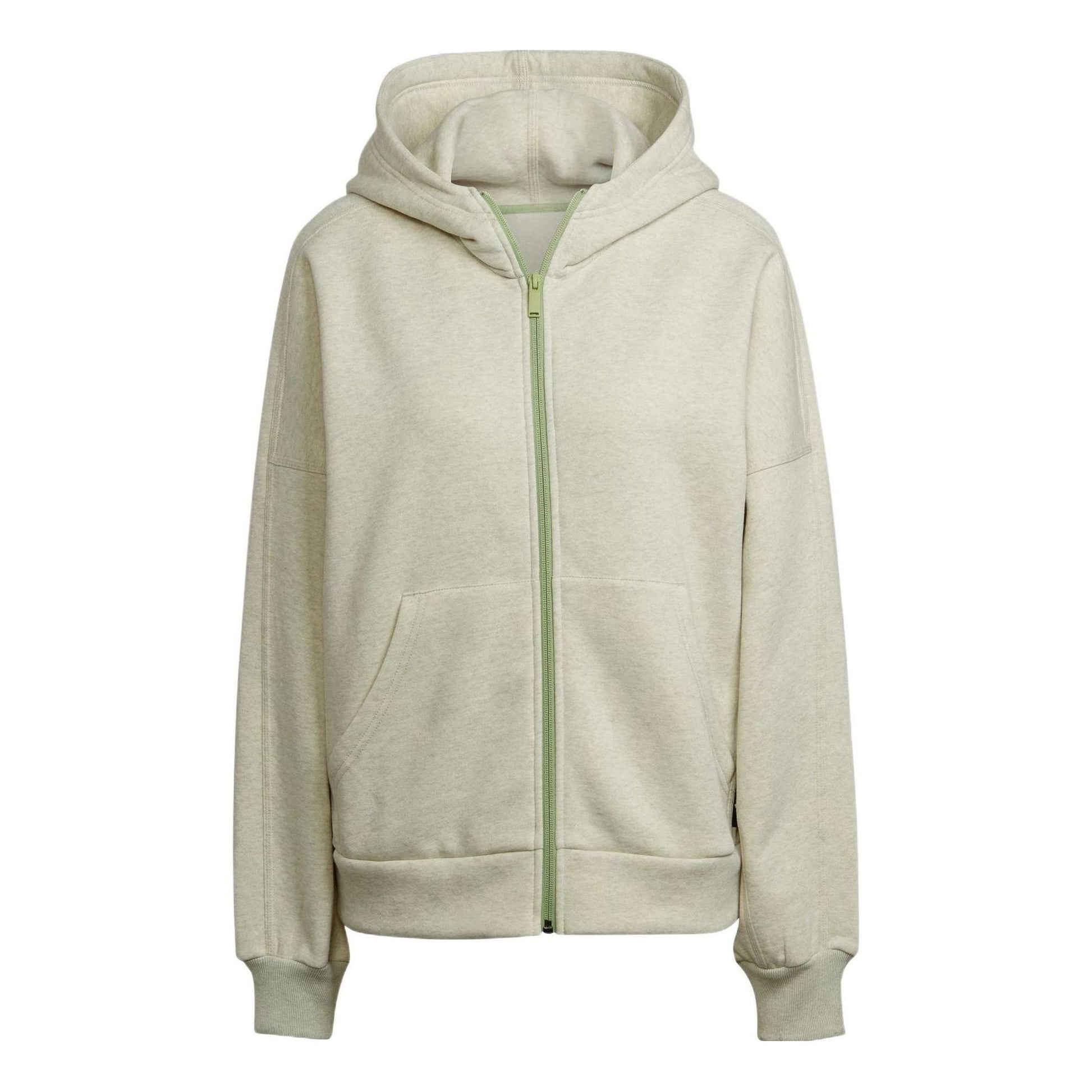 (WMNS) adidas SL Fleece Hoodie Asia Sizing 'Green' HE4158