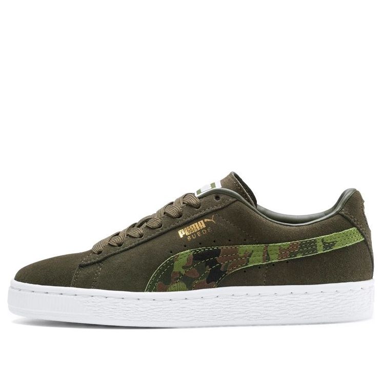 PUMA Suede Casual Shoes Green 370613-01