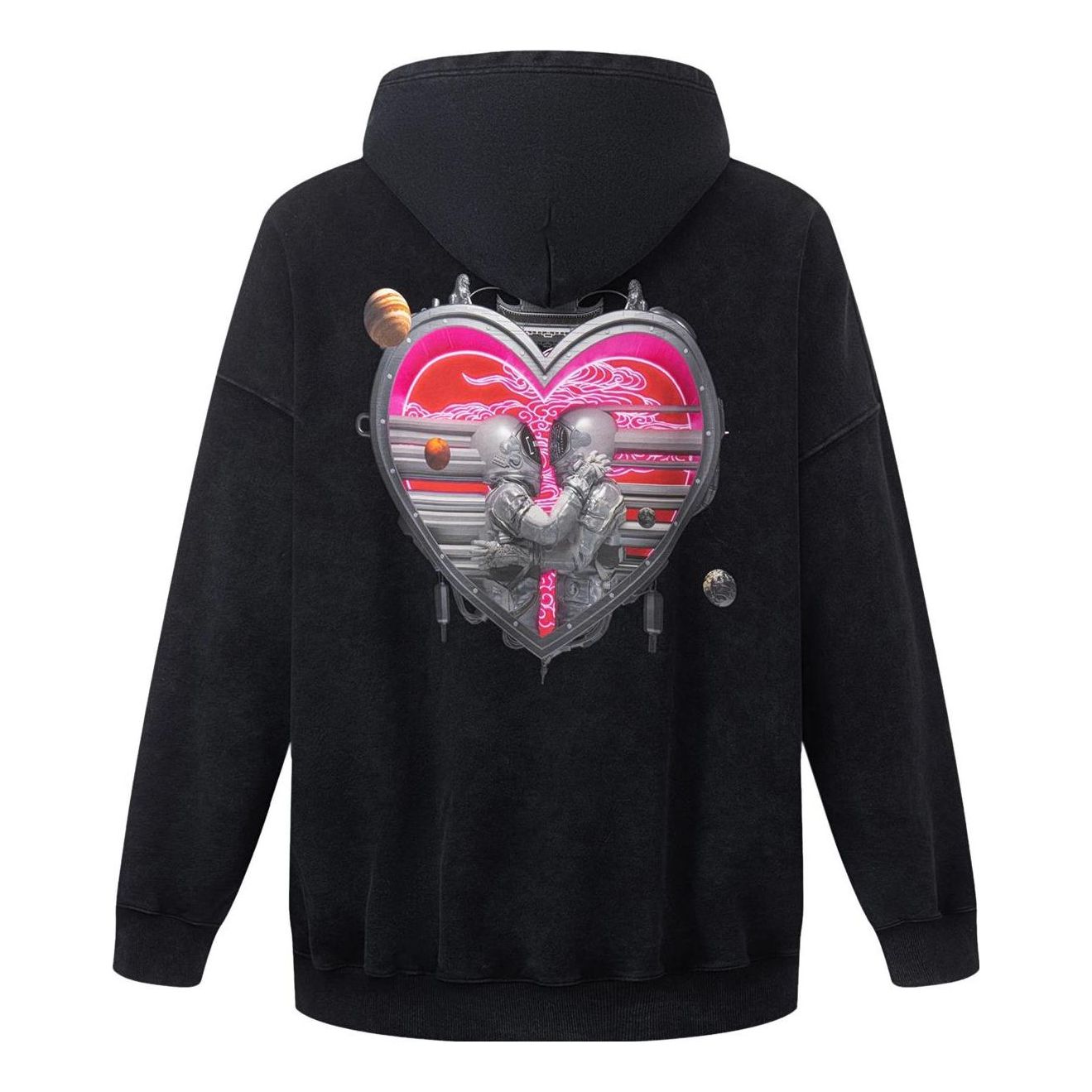 Li-Ning Valentine's Day Graphic Hoodie 'Black' AWDT231-1