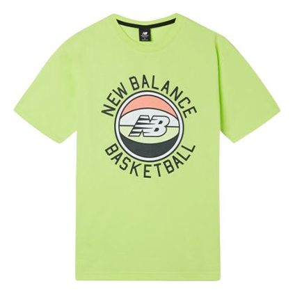 New Balance Men's New Balance Basketball Alphabet Round Neck Short Sleeve MT01681-LS2