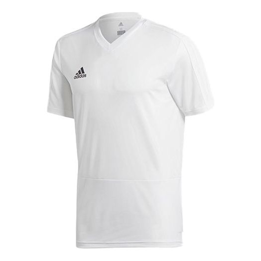 adidas Logo Training Sports Short Sleeve White BS0569