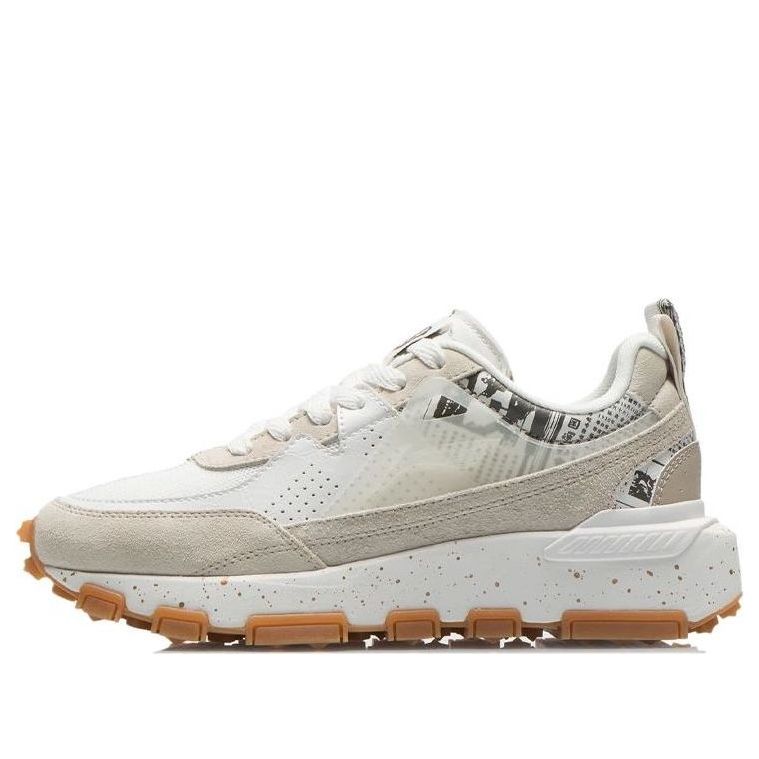 (WMNS) Li-Ning Lifestyle Sportswear 'Beige White' AGCR286-1