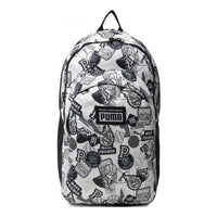 PUMA Academy Backpack 'White Black Grey' 077301-12