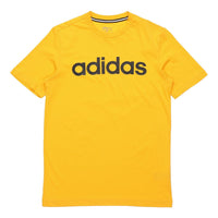 adidas neo M ESNTL LOGO T Sports Short Sleeve Yellow GJ8933