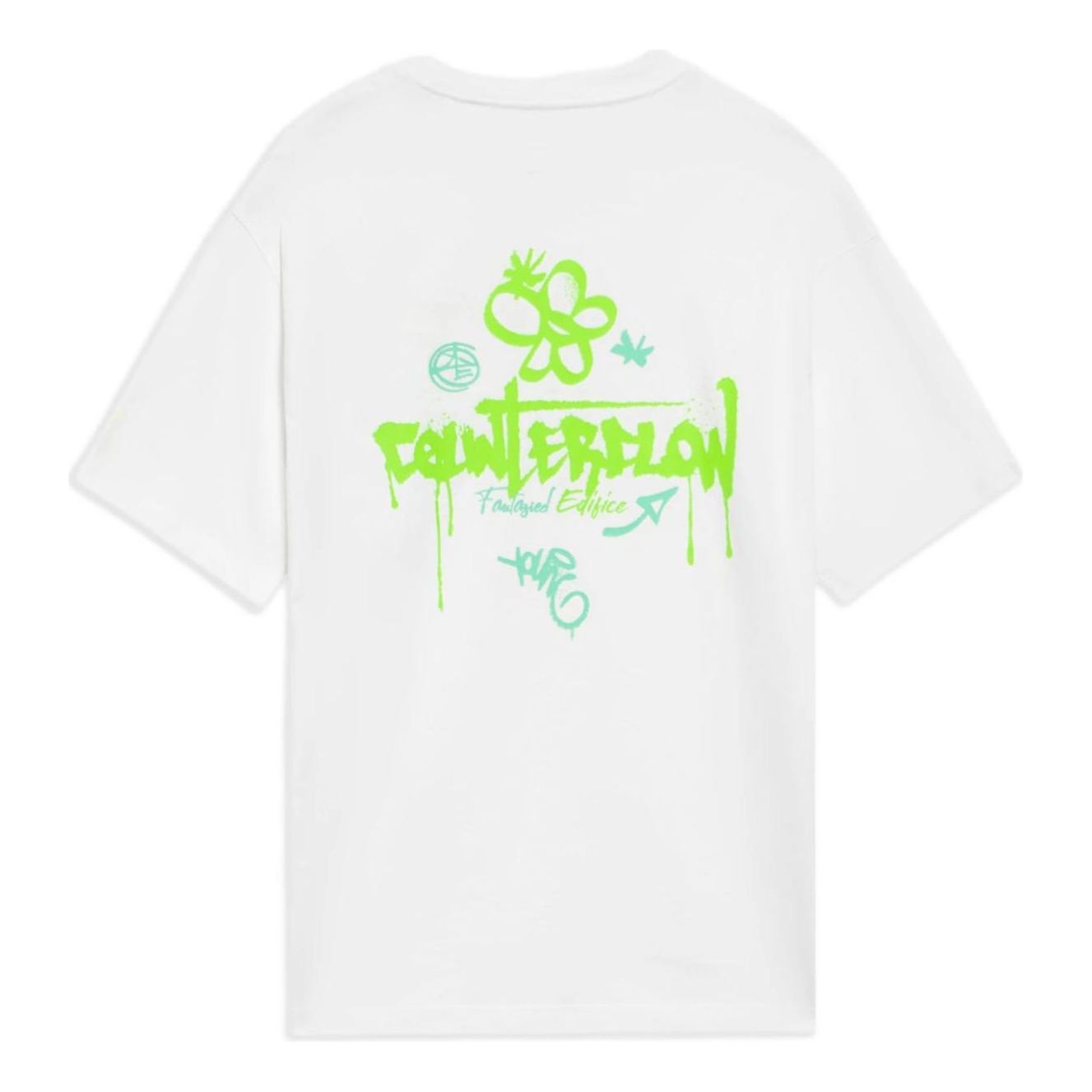 Li-Ning Counterflow Graphic Loose Fit T-shirt 'White' AHSS589-5