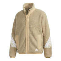 adidas Athleisure Casual Sports Jacket Brown GE0394
