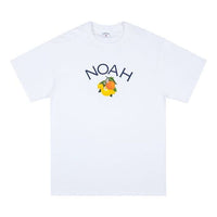 NOAH Fruit Logo Printing Round Neck Pullover Short Sleeve Unisex White T13SS20WHT