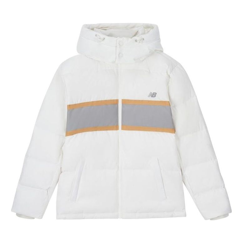New Balance Sportswear Jacket Asia Sizing 'White Grey' AMJ33341-CIC