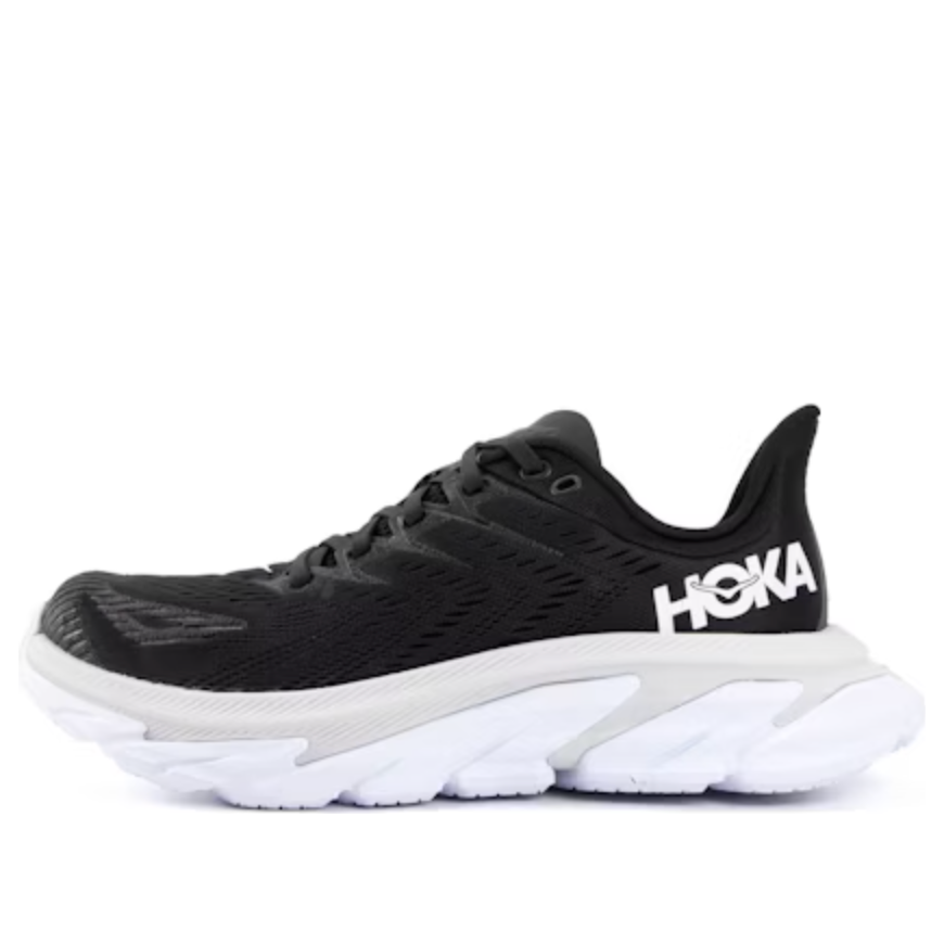 (WMNS) HOKA ONE ONE Clifton Edge 'Black White' 1110511-BWHT