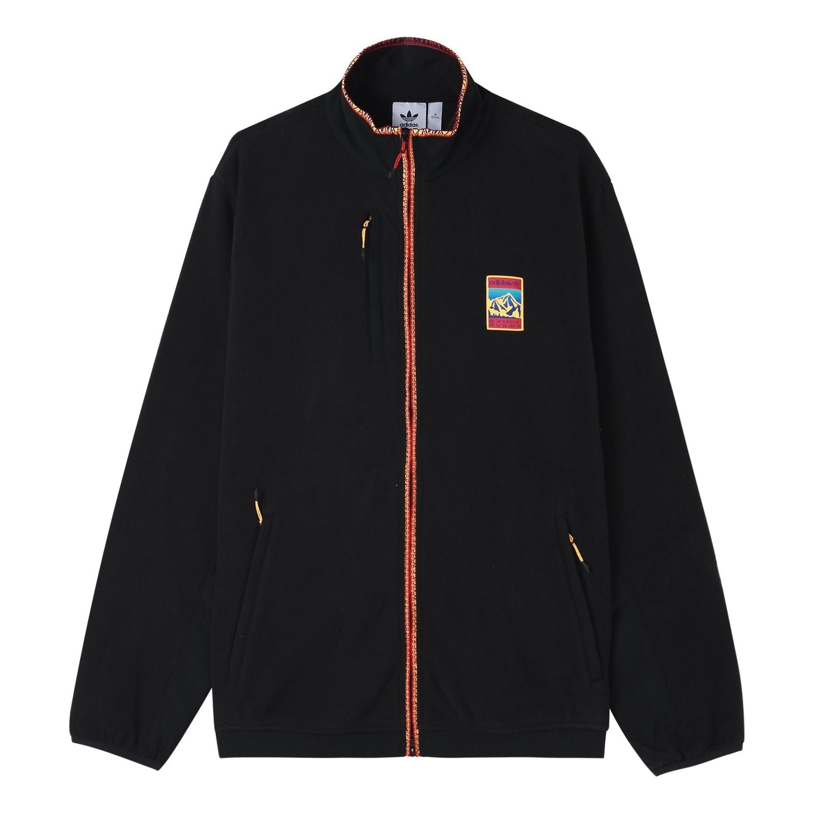 adidas originals Adplr Pf Tt polar fleece Athletics Sports Jacket Black GP1113