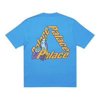 PALACE Parrot PALACE-3 Alphabet Printing Short Sleeve Unisex Blue P19TS213