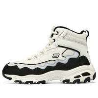 (WMNS) Skechers D'Lites New Lane Sneaker 'White Black Grey' 168026-WGRY